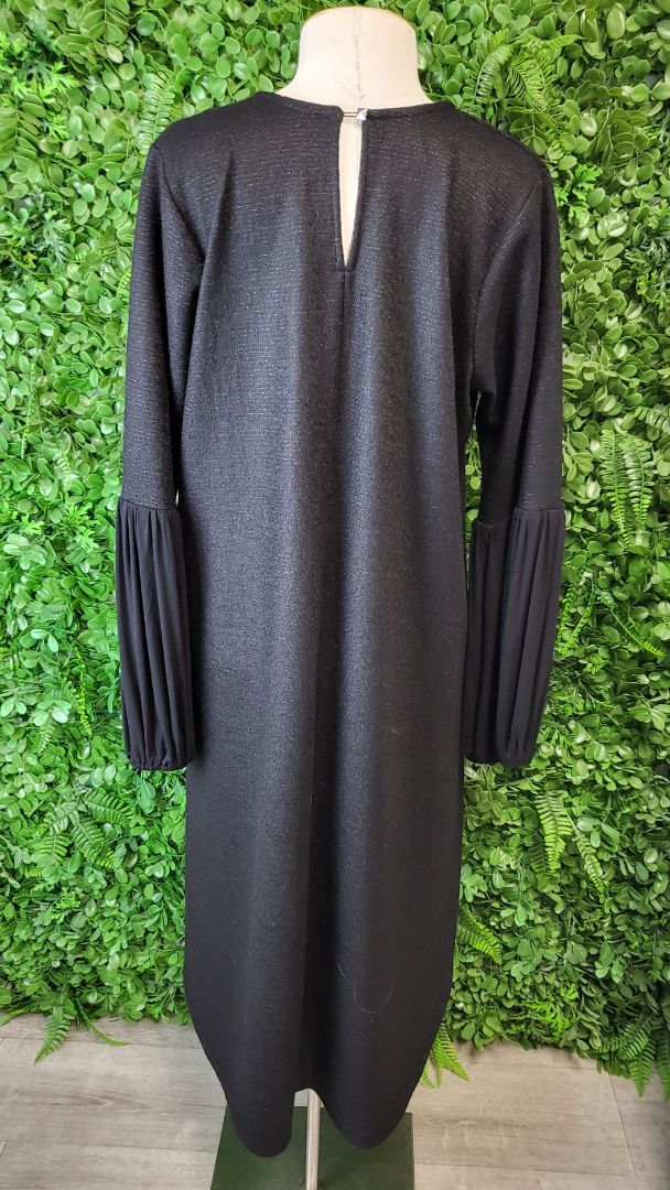 Golden Black Merino Dress (12)