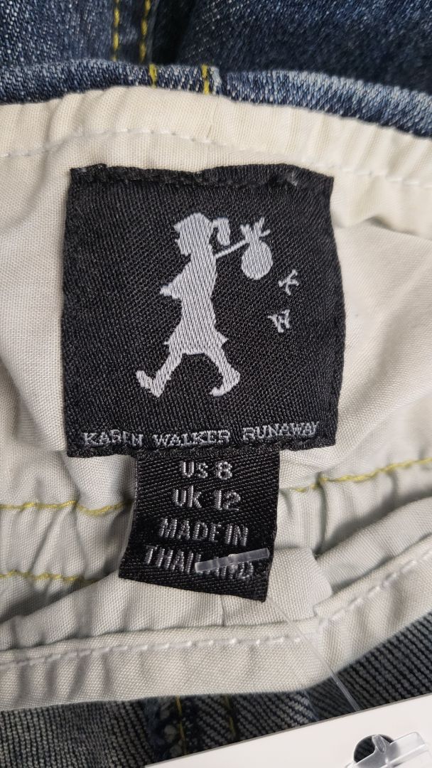 Karen Walker Blue Straight Leg Jean (8)