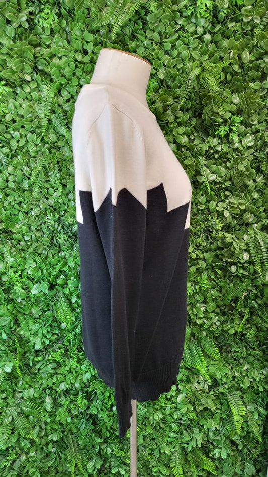 Muui Black/Cream Block Knit (10)