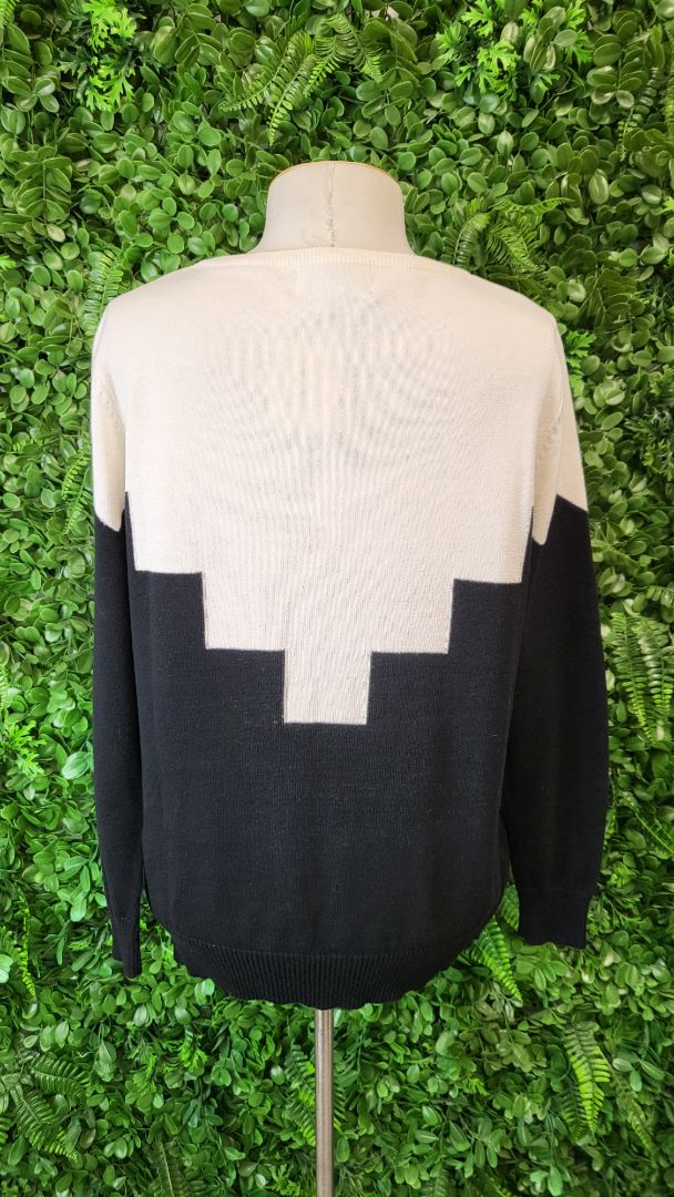 Muui Black/Cream Block Knit (10)
