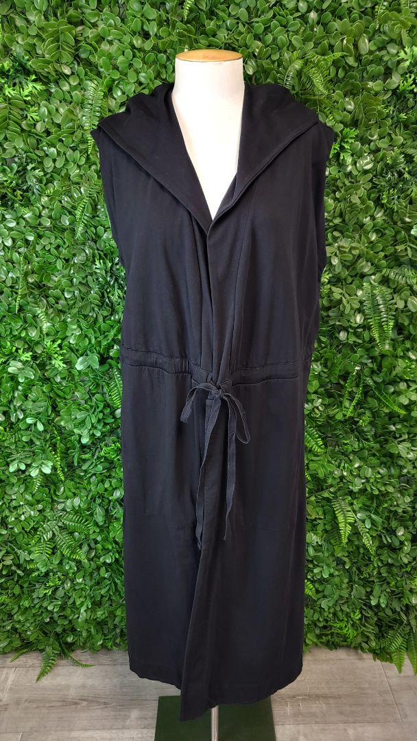 Kowtow Black Hooded Layering Jacket (12)