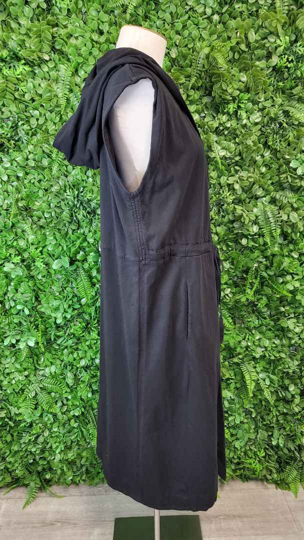Kowtow Black Hooded Layering Jacket (12)
