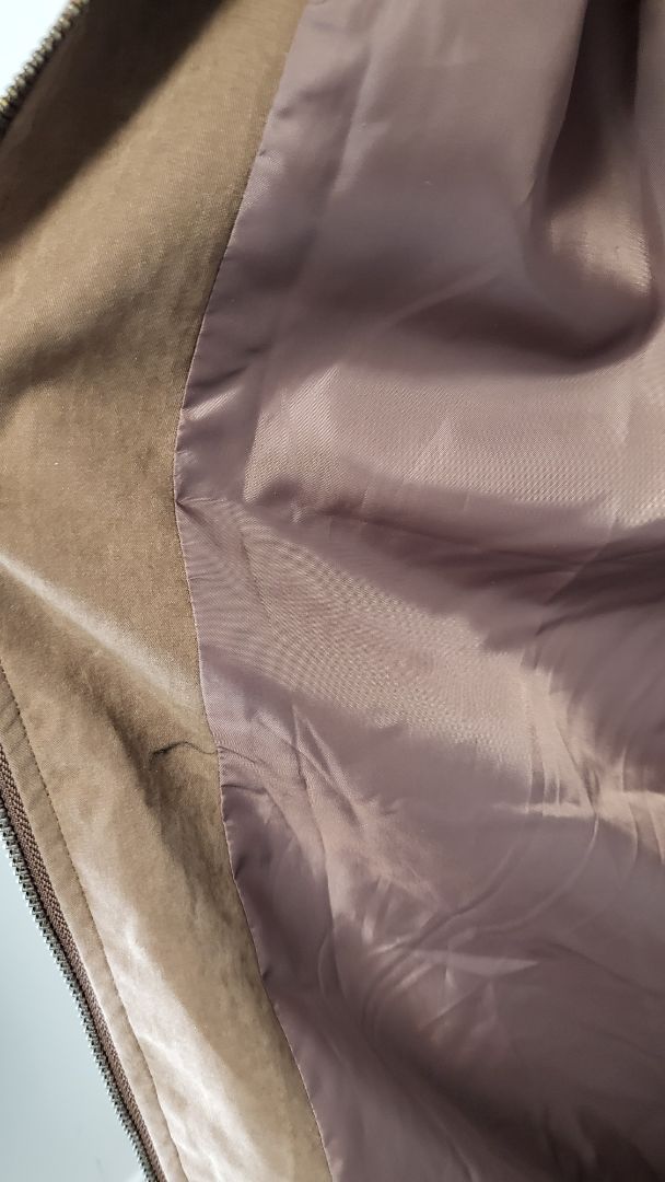Charlie Jane Brown Longline Bomber Jacket (10)