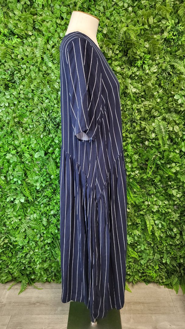 Lemon Tree Navy Stripe Dress (12)