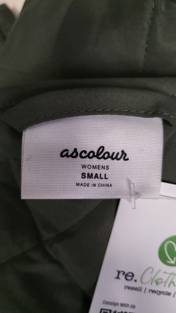 AS Colour Green Quilted Jacket (10)