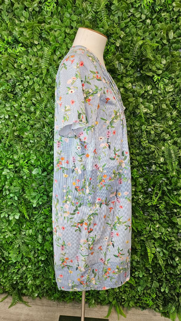 Madly Sweetly Micro Gingham Print Cotton Dress (10)