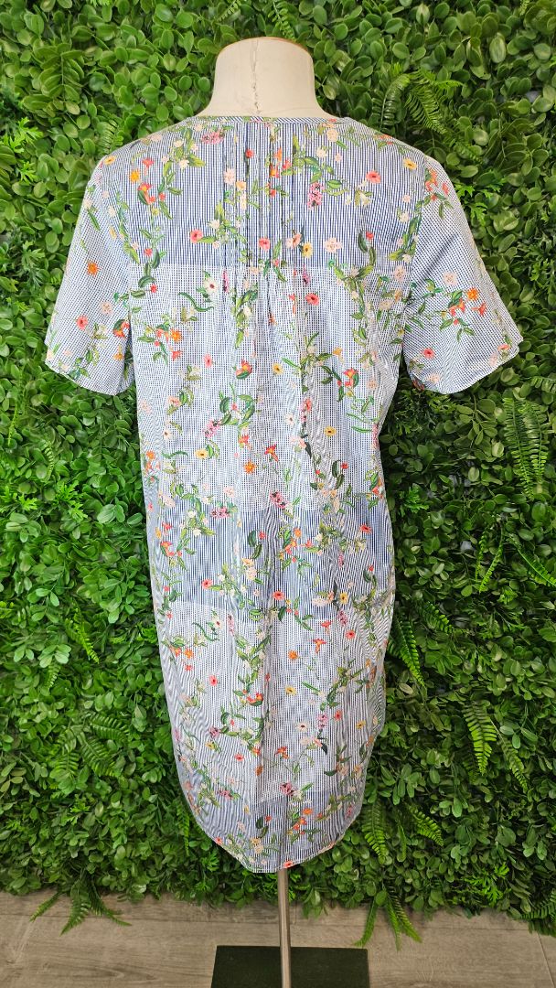 Madly Sweetly Micro Gingham Print Cotton Dress (10)