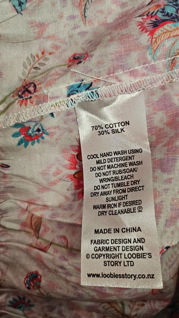 Loobies Story Print Tiered Midi Dress (10)
