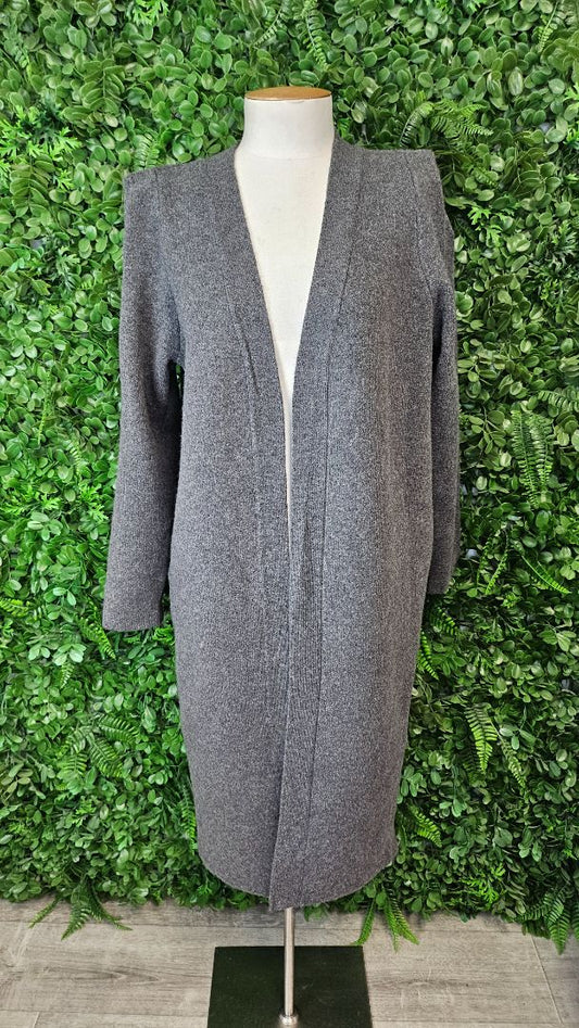 Decjuba Grey Longline Cardigan (10)