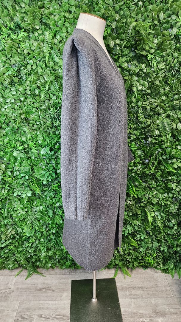 Decjuba Grey Longline Cardigan (10)