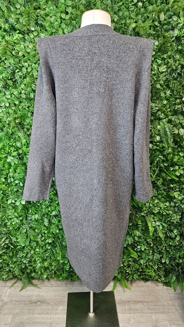 Decjuba Grey Longline Cardigan (10)