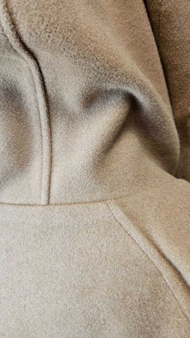 Eb & Ive Tan Hooded Shacket Coat (10)