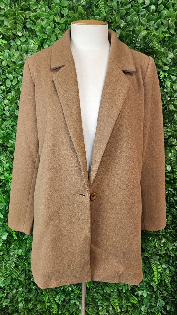 Isle Of Mine Tan Coat Blazer (10)