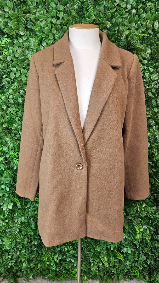 Isle Of Mine Tan Coat Blazer (10)