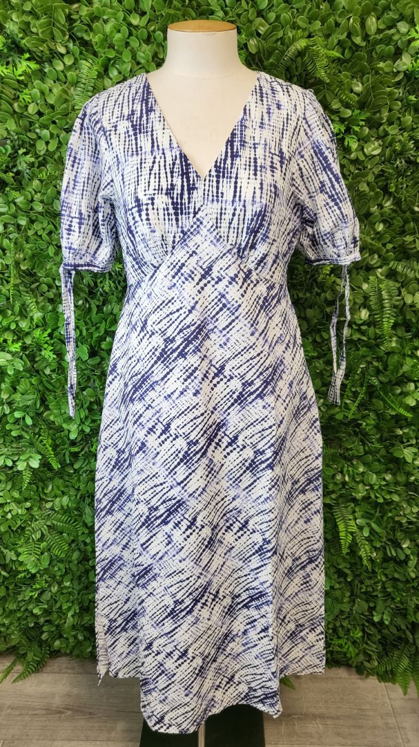 Leila+ Luca Blue/White Smart Dress BNWT (10)