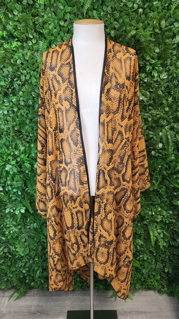 Soulful Cardi Animal Kaftan Top (OSFM)