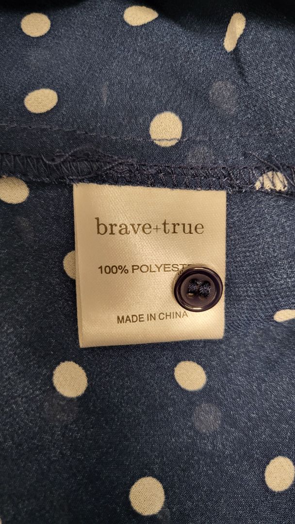 Brave+True Spot Oversized Top (OSFM)
