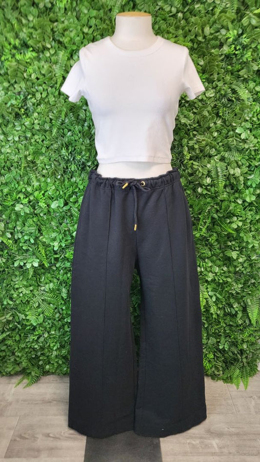 Karen Walker Black Pin Tuck Track Pant (14)