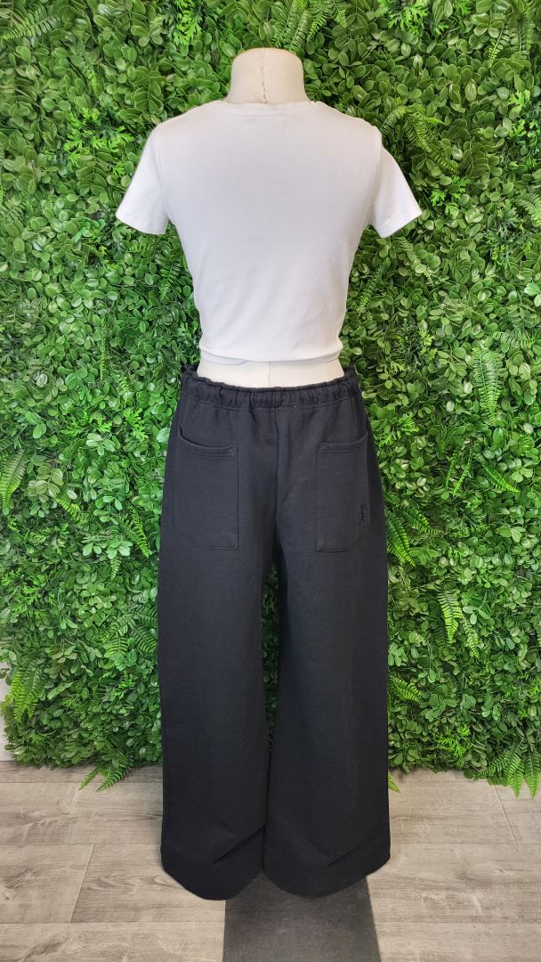 Karen Walker Black Pin Tuck Track Pant (14)