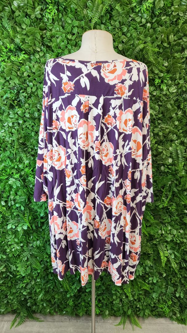 PQ Collection Print Oversized Top (16-24)