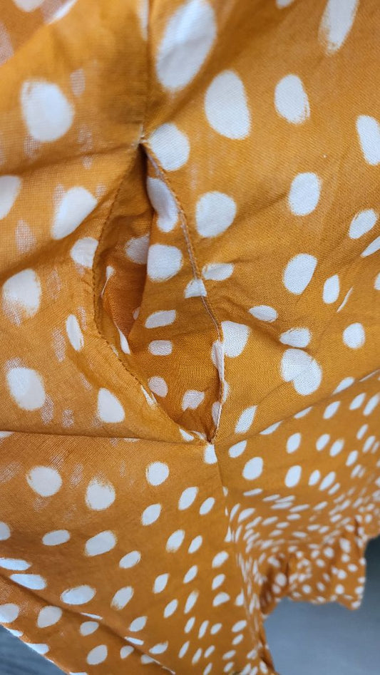 Stella+Gemma Mustard Spot Shirt Dress (14-16)