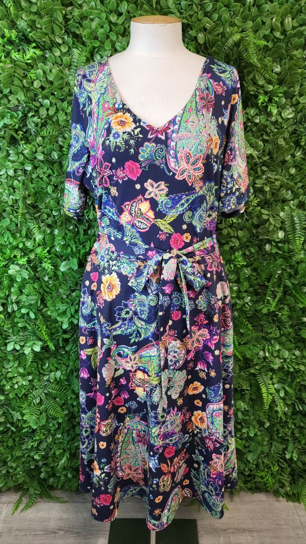 Popsy Print Midi Dress BNWT (18)