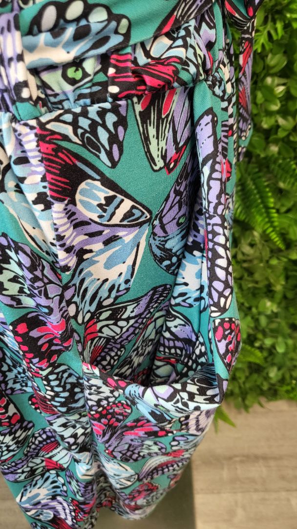 Popsy Butterfly Print Jolene Dress BNWT (18)