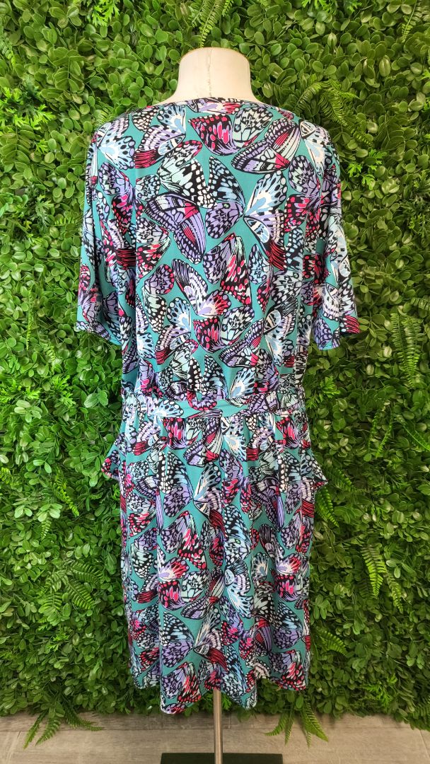 Popsy Butterfly Print Jolene Dress BNWT (18)