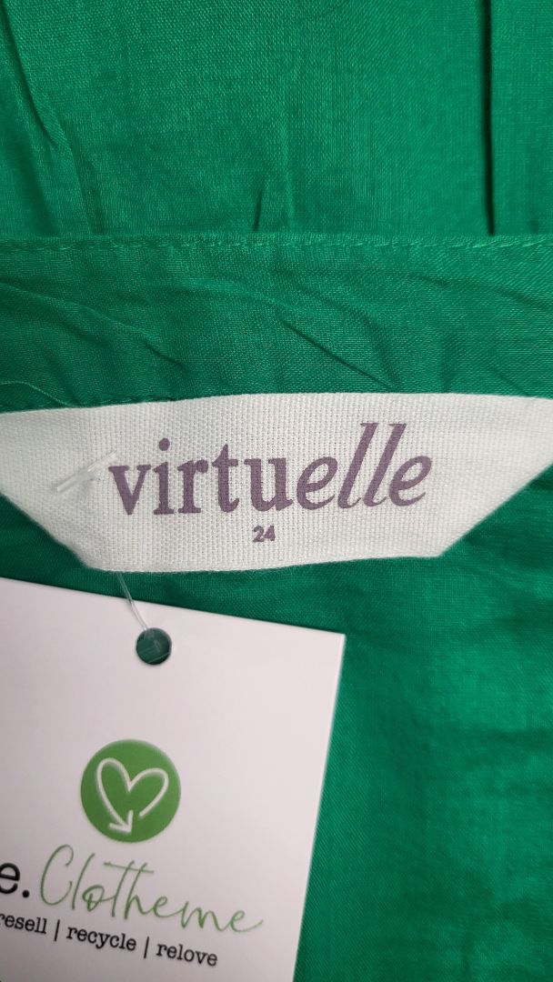 Virtuelle Green Tiered Dress (24)