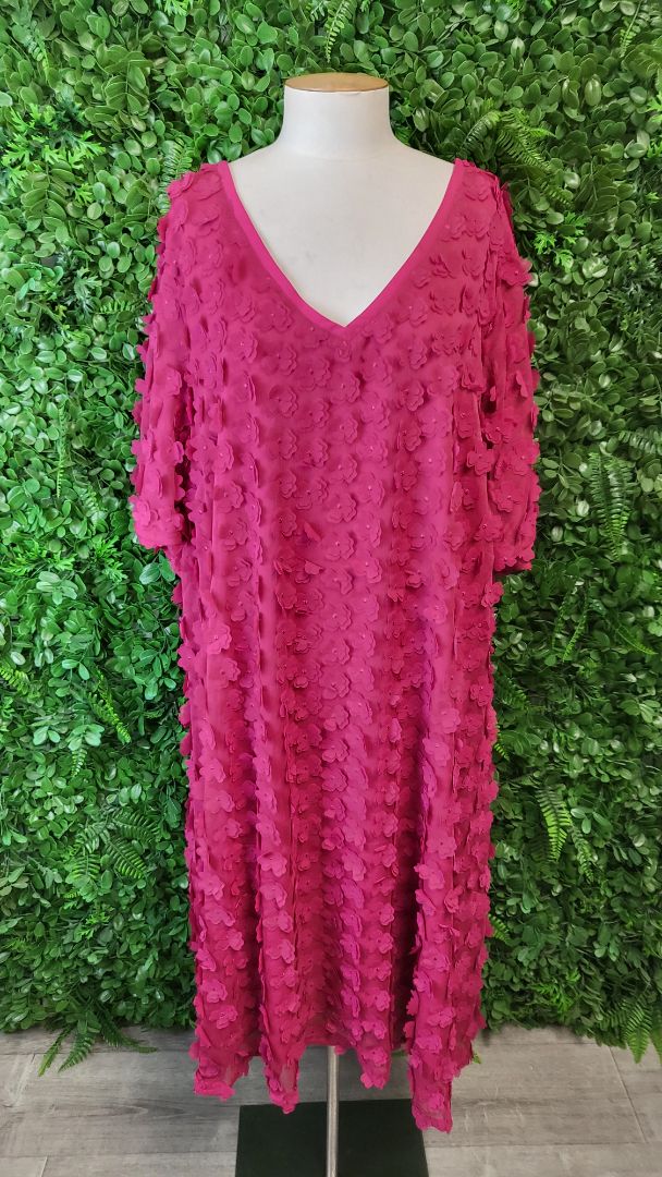 TS Fushia Appliqués Dress (24)