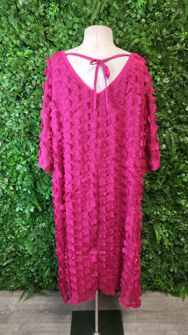 TS Fushia Appliqués Dress (24)