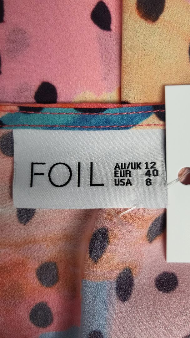 Foil Multi Print Top (12)