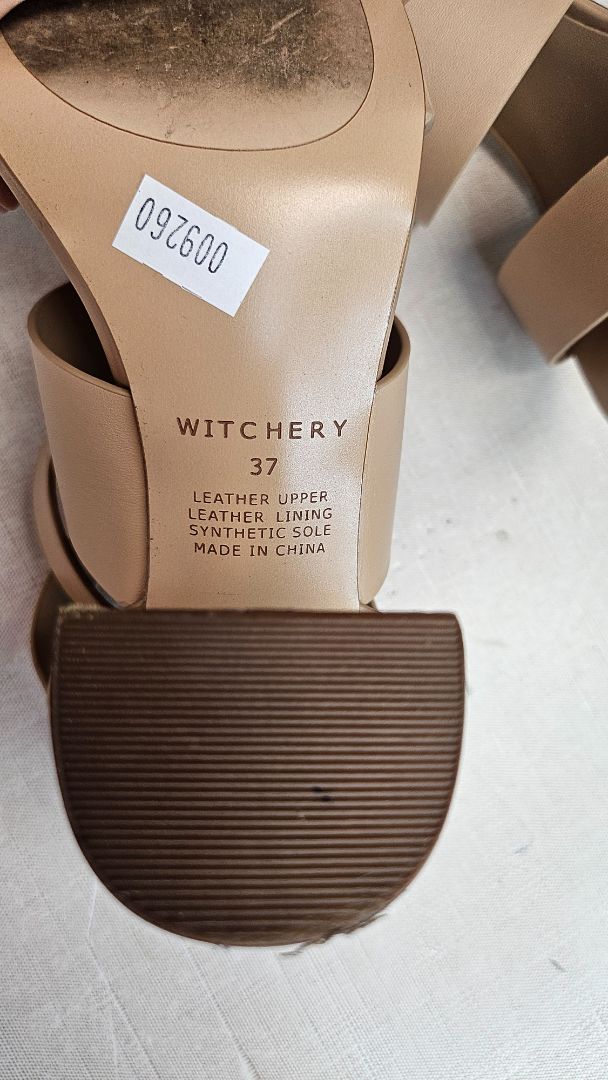 Witchery Nude Strappy Heels (37)