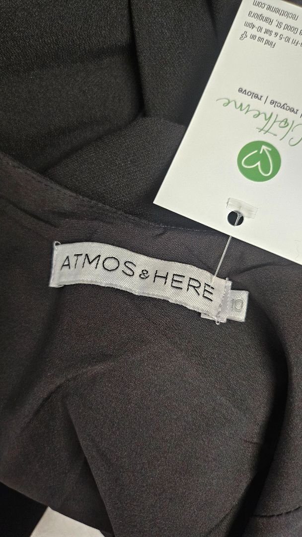 Atmos & Here Black Tiered Sun Dress (10)