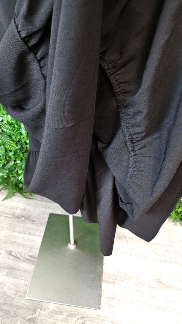 Atmos & Here Black Tiered Sun Dress (10)