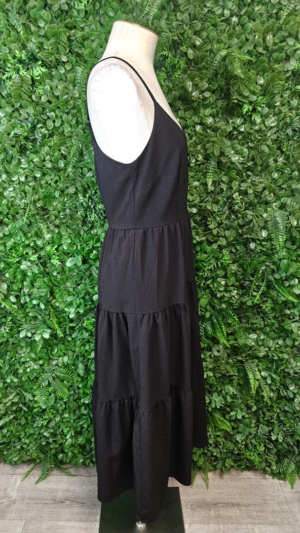 Atmos & Here Black Tiered Sun Dress (10)