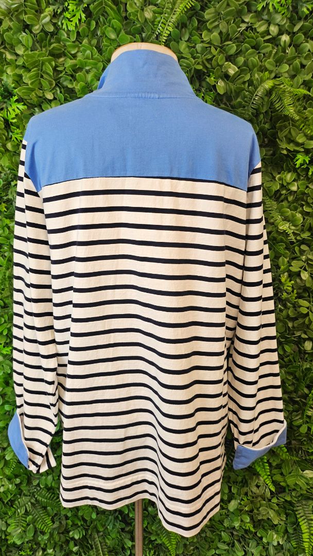 Charlie Jane Stripe Blue Pullover (16)
