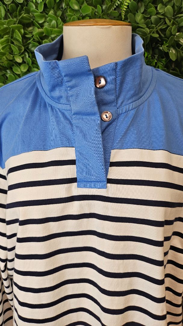Charlie Jane Stripe Blue Pullover (16)