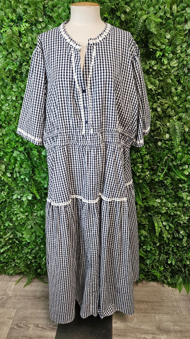 Coco & Belle Gingham Maxi Dress (20)