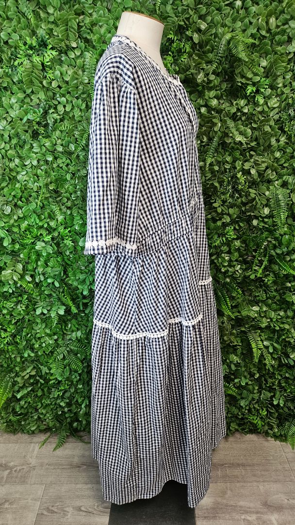 Coco & Belle Gingham Maxi Dress (20)