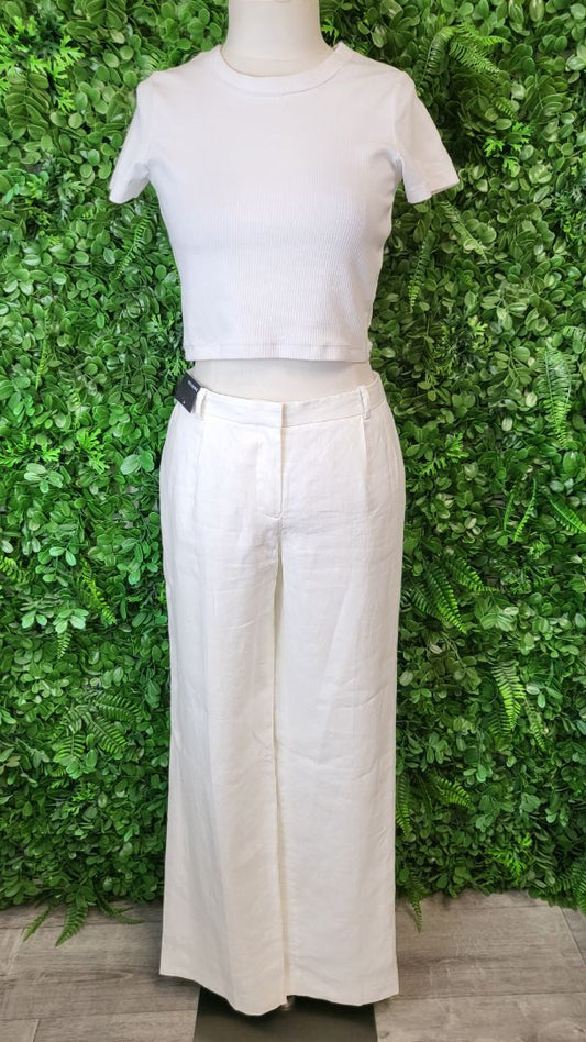 Next Off White Linen Pant BNWT (8)