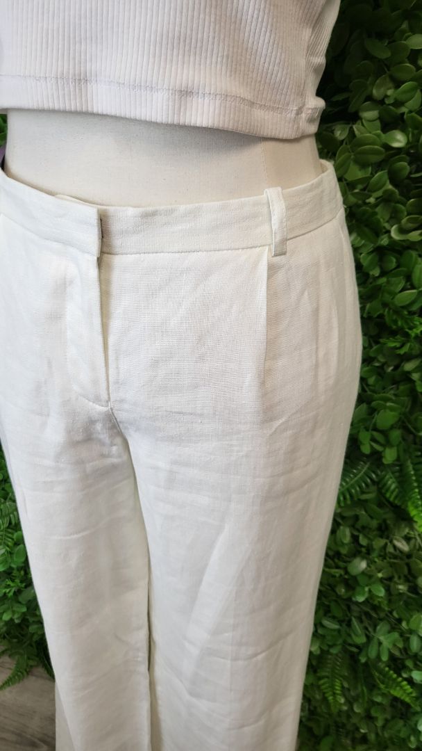 Next Off White Linen Pant BNWT (8)