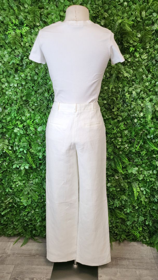 Next Off White Linen Pant BNWT (8)