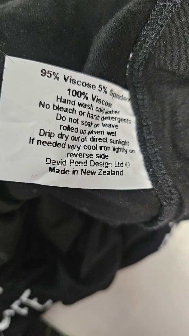 David Pond Black/White Letter Pants (12)