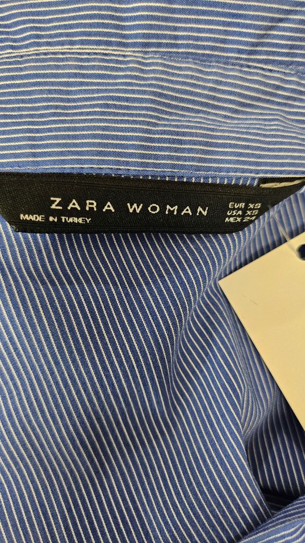 Zara Blue Tunic Top (8)