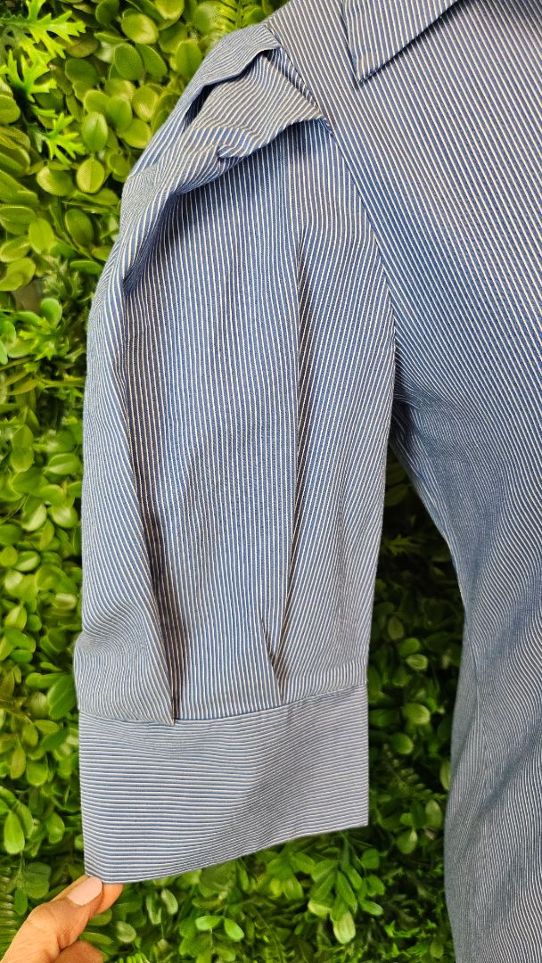 Zara Blue Tunic Top (8)