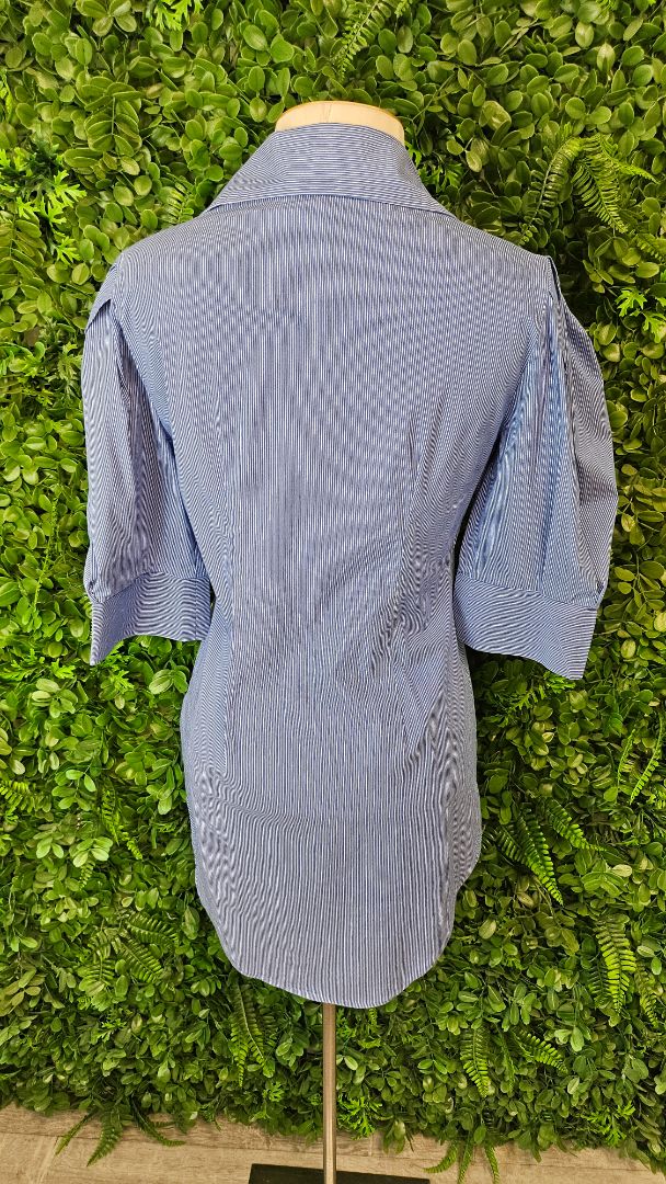 Zara Blue Tunic Top (8)