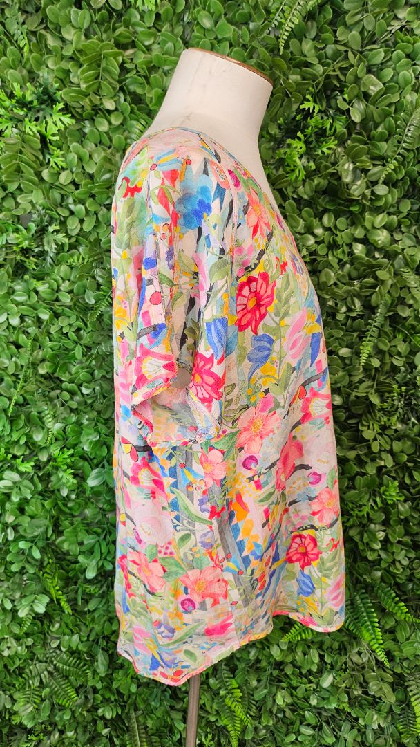 Madly Sweetly Abstract Cut & Paste Top (14)