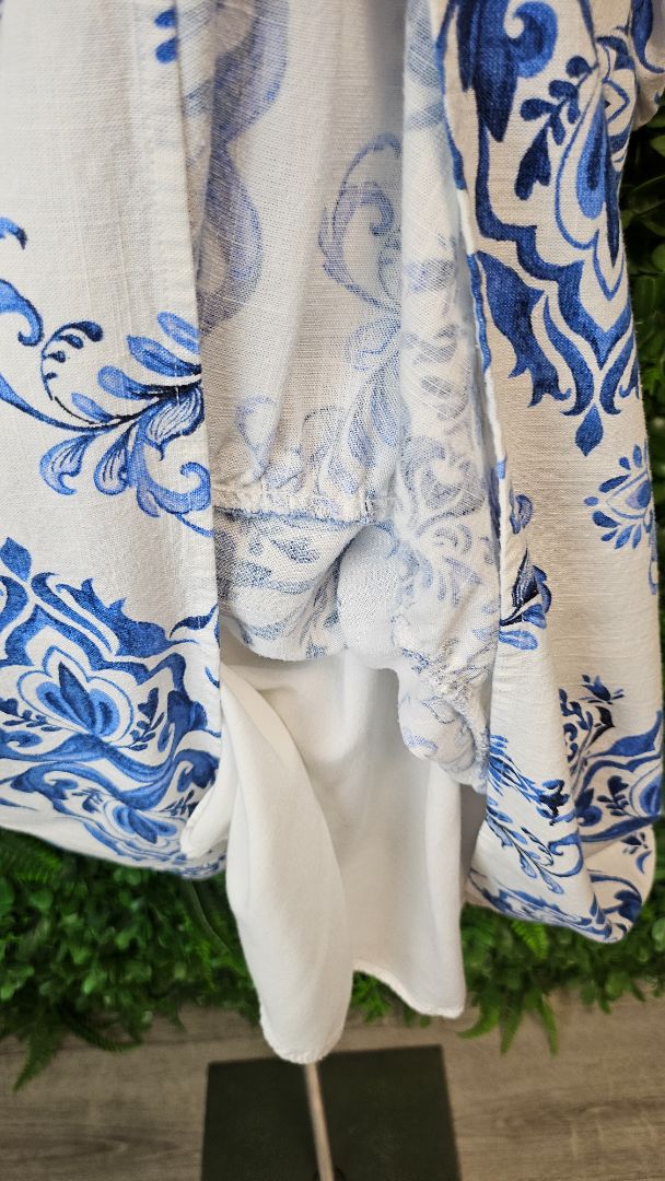 City Chic Floral Linen Mini Dress (18)
