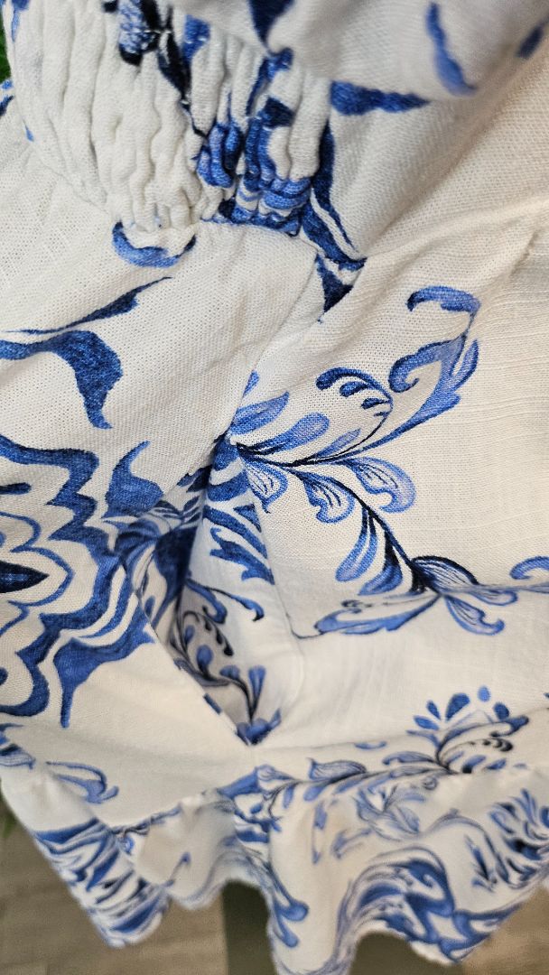 City Chic Floral Linen Mini Dress (18)